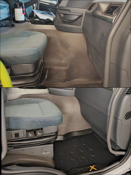 Nettoyage intérieur cabine poids lourds professionnel à Erbrée proche de Rennes