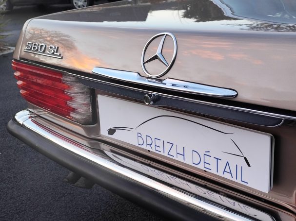 Application traitement céramique carrosserie voiture ancienne à Vitré